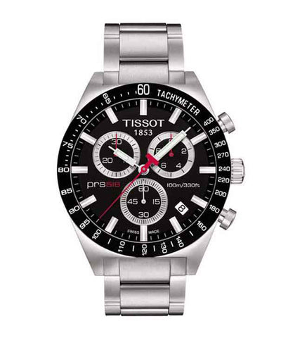 Tissot PRS 516 Black Chronograph Watch